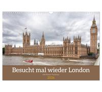 Besucht mal wieder London (Wandkalender 2026 DIN A3 quer), CALVENDO Monatskalender: London liegt an der Themse und ist mit seinen Schlössern, Wolkenkratzern und Museen immer eine Reise wert.
