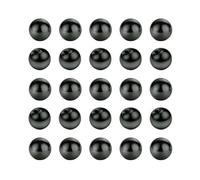 Besyvvin 25pcs Piercing Boules Noir 1. 2mm Bille de rechange à visser 4mm pour piercing lèvre septum nasal sourcils Helix