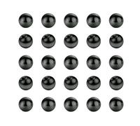 Besyvvin 25pcs Piercing Boules Noir 1.2mm Boule de rechange à visser 3mm pour Piercing Lèvre Septum Nez Sourcils Helix