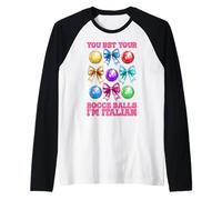 Bet Your Bocce Balls Im Italian Player Girl Mom Mother's Day Manche Raglan