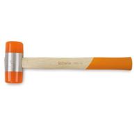 Maillet Beta 1390 22 caoutchouc plastique battant diamètre 22 mm manche en bois