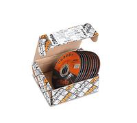 BETA 11001 115X3,2 - Disques abrasifs de Coupe pour Acier, exécution à Centre déprimé, à Utiliser avec des Meuleuses d'angle Portables.