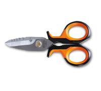 Beta Tools Ciseaux électriciens professionnels BETA 1128BSX – inox gradué, poignée bimatière, étui