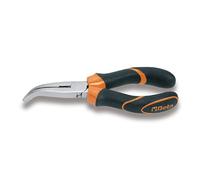 Beta Tools Pince à becs coudés plats longs 1164BM 160 striées branches gainées confort bi-matières