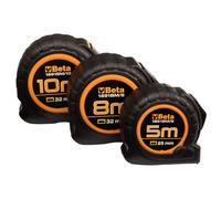 Beta Tools Mètre à ruban 1691BM/5 – boîtier ABS antichoc bi-matières, ruban en acier 5 m, Classe II