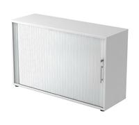 BETA 1732S | Armoire à rideau | 2 OH - Blanc poignée de bastingage plastique