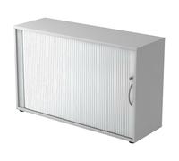 BETA 1732S | Armoire à rideau | 2 OH - Gris poignée arche métal