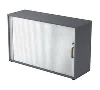 BETA 1732S | Armoire à rideau | 2 OH - poignée striée en plastique Graphite