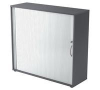 BETA 1733S | Armoire à rideau | 3 OH - poignée arche métal Graphite