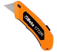 Beta 1772R - Cutter à lame trapézoïdale rétractable fourni avec 5 lames