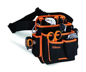 BETA - 2005PA/U Porte-outils avec assortiment de 17 outils d'intervention universels, en tissu résistant aux chocs, avec ceinture réglable, poches pratiques pour outils et crochets, 020050040