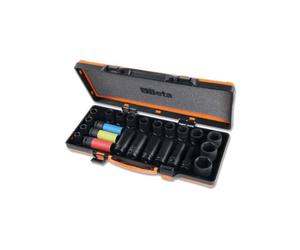 BETA 720/C24 Coffret métallique 24 douilles à choc 1/2" - 007200904