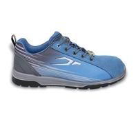 Beta - 7316NB 42 Active - Chaussures hautement Respirantes en Maille et Daim avec Soutien de stabilité au Talon, Embout en polymère, Semelle en polyuréthane et Semelle intérieure Anatomique, Aqua, 42
