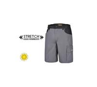 BETA 7821SG Taille L - Bermuda de travail extensible multi-poches en ripstop stretch mécanique, léger et résistant, gris