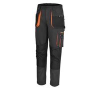 BETA 7860G Taille XS - Beta Easy Pantalon de travail léger, en tissu T/C, avec petites pièces poches et ruban adhésif, gris