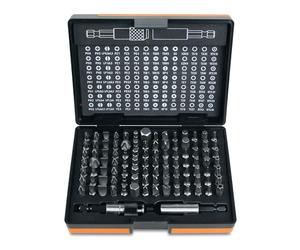 Beta 861/C100 - Coffret Professionnel de 98 Embouts avec 2 Porte-Embouts, Emmanchement Hexagonal 1/4", pour Visseuses Manuelles, Électriques et Pneumatiques, dans Étui Robuste