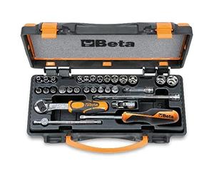 Beta 900/C24 - 13 douilles 6 pans, 11 douilles tournevis et 6 accessoires