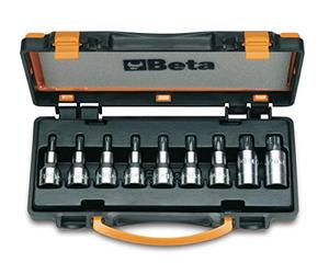 Beta 920TX/C9 - Jeu de 9 douilles tournevis pour vis Torx® (art. 920TX) en coffret