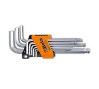 Beta 96BPC/SC9 - Jeu de 9 clés mâles 6 pans coudées à tête sphérique