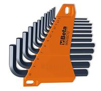 Beta 96N/SC12 - Jeu de 12 clés mâles 6 pans coudées (art. 96N) avec support