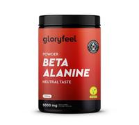 Beta alanine en poudre 1000g - 5000mg par portion - Pré-workout pendant 7 mois - Acide aminé végan à haute dose - Beta alanine +99% pure, sans additifs & saveur neutre - Qualité testée en laboratoire