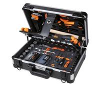 Beta BW 2054E-128 - Mallette en Plastique avec Assortiment de 128 Outils pour Maintenance Générale