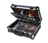 Beta BW 2056E - Mallette en Plastique avec Assortiment de 163 Outils pour Maintenance Générale