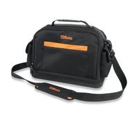 BETA C9DA - Sac à outils en tissu technique haute résistance avec large ouverture, base rigide étanche et bandoulière rembourrée réglable