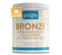 Beta Carotene Complément Alimentaire Bronzage PiùLife - 120 Gélules