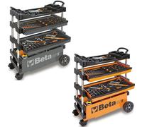 BETA Chariot porte-outils pliable pour l'extérieur - C27S - Orange clair