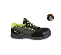 Beta Chaussures de Sécurité de Travail Flexibles et Légères en Cuir Suédé avec Empiècements en Maille, Haute Respirabilité et Embout Anti-Abrasion Renforcé, Unisexe, Taille 42 EU