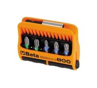 Beta 860MIX/A10 - Jeu de 10 embouts pour visseuses et 1 porte-douilles magnétique, en étui de poche