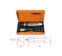 Beta Tools Coffret de tournevis à frapper 012950108 - 14 embouts + 1 douille porte-embouts