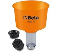 Beta Entonnoir 1758B-1,6 avec clapet anti-retour, outil (avec raccords rapides, particulièrement adapté aux véhicules du groupe VAG, accessoires d'atelier utiles, capacité : 1,6 litres)