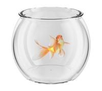Beta - Petit aquarium - Réservoir cylindrique Guppy transparent - Réservoir d'eau moderne pour poissons d'ornement, table de bureau ou de bureau
