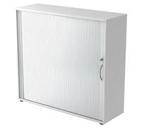 BETA R 1733S | Armoire à rideau | 3 OH poignée arche métal Blanc