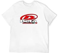 Beta Racing Motorcycle Logo Mens T Shirt White Manches Courtes(XX-Large)