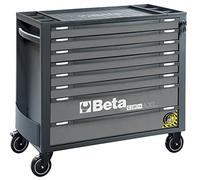 Beta RSC24Axl/8-A Commode à outils 8 tiroirs avec système anti-basculement, modèle long de 882 x 367 mm à extraction totale, montés sur rails télescopiques à boule, anthracite, 024004287