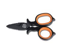Beta Tools 1128BAX Ciseaux pour électriciens, lames en acier inoxydable à double effet