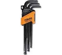 Beta Tools – Clé mâle 6 pans coudée 96BP/SC9 – Tête sphérique, brunie