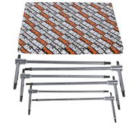 Beta Tools Clés à manche en T 6 pcs avec 3 extrémités hex 951/S6