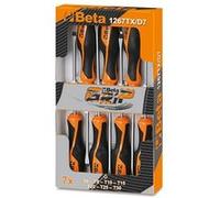 Beta Tools Tournevis 1267TX/D7 – Jeu 7 pièces en acier pour vis Torx