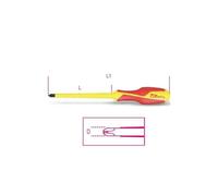 Tournevis Beta 1272MQ isolé 1000V pour vis à croix Phillips 3 x 8 x 150 mm