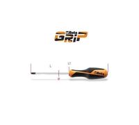 BETA Tournevis pour vis Torx® BETAGRIP - 1267TX - 80 mm - T-10 - Torx