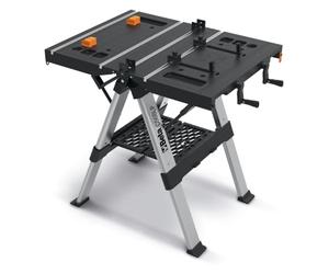 Beta Utensili, Établi Pliable Multifonction, 820x630 mm avec Échelle Graduée et Étagère de Rangement, Atelier Meuble Portable avec Poignée de Transport, Capacité 200 kg, C56BLP