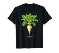 Beta vulgaris Illustration de Plante de Betterave sucrière T-Shirt Graphique avec Valeur