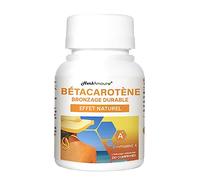 BÉTACAROTÈNE POUR BRONZAGE FORT | 210 Comprimés (Stock Pour 7 Mois)| Bêta Carotène Haute Dose Pour Accélérer Bronzage Extrait Sec De Carotte Avec Vitamine À | Sans Gluten Et Lactose