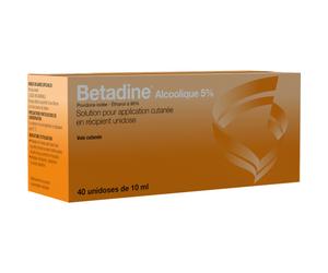 Betadine Alcoolique 5% Unidoses 40x10ml