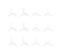 BETAFPV 12pcs Gemfan 1614 3-Blade Propellers with 1.0mm Shaft Compatible with 0802 Series Brushless Motors, for DIY 1S 75mm FPV Racing Freestyle Tiny Whoop Drone Quadcopter like Air75 II - Transparent