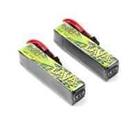 BETAFPV 2pcs Lava II 3S 580mAh Battery 11.4V 95C LiHV Lipo with XT30 Connector JST-XH2.54 Charge Plug Compatible for Brushless Whoop Drone Quadcopter Like Pavo20 Pro II Brushless Whoop Quadcopter